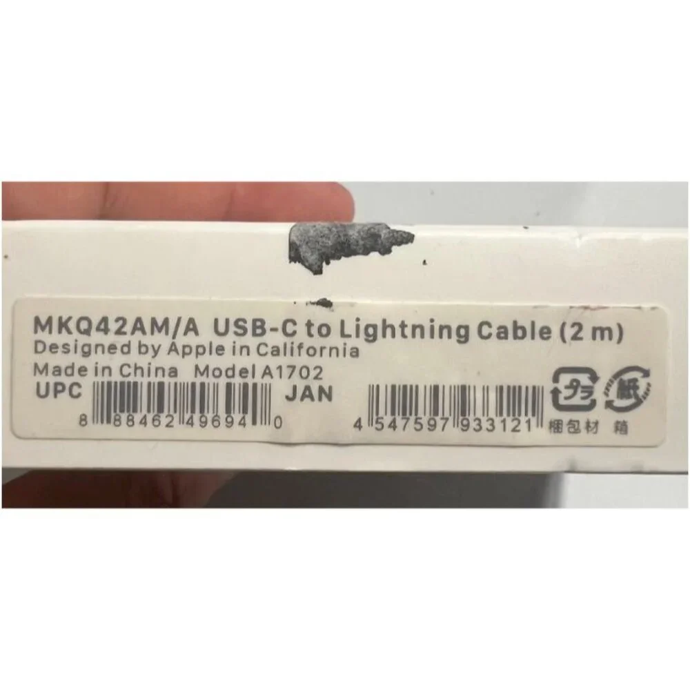 Apple USB‑C to Lightning Cable 2 m Fast‑Charge & Sync for iPhone/iPad/Mac